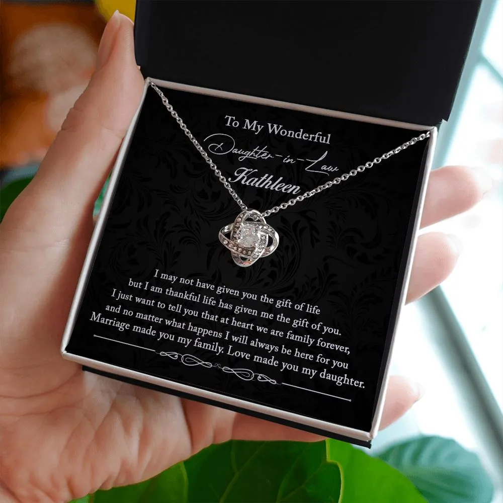 To My Wonderful Daughter In Law Gift, Gift for Daughter In Law, Daughter In Law Wedding Gift, Birthday Gift, Christmas Gifts