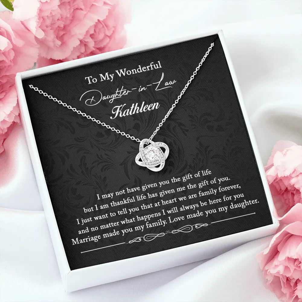 To My Wonderful Daughter In Law Gift, Gift for Daughter In Law, Daughter In Law Wedding Gift, Birthday Gift, Christmas Gifts