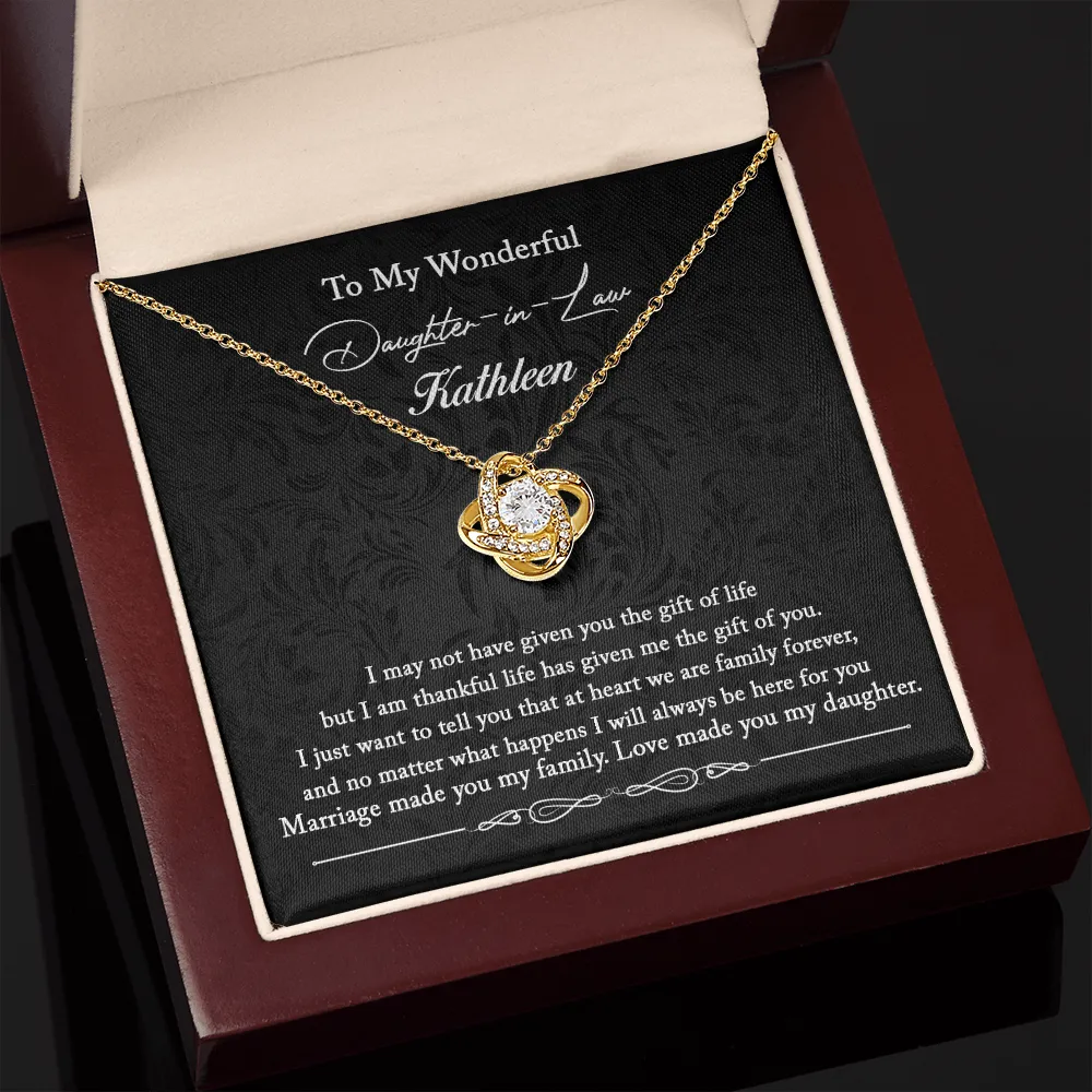 To My Wonderful Daughter In Law Gift, Gift for Daughter In Law, Daughter In Law Wedding Gift, Birthday Gift, Christmas Gifts