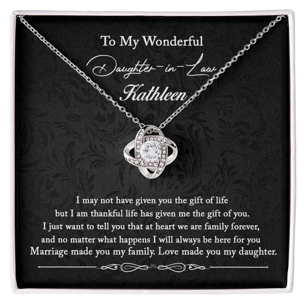 To My Wonderful Daughter In Law Gift, Gift for Daughter In Law, Daughter In Law Wedding Gift, Birthday Gift, Christmas Gifts