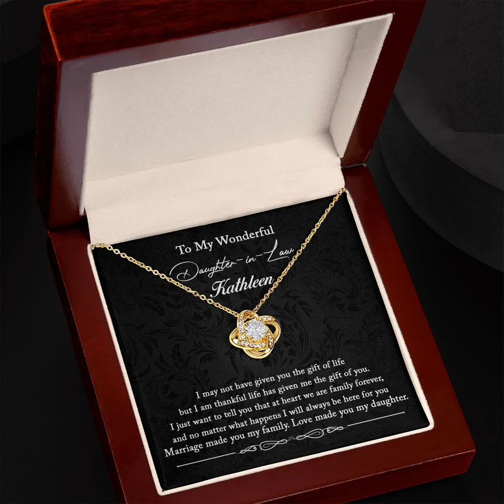 To My Wonderful Daughter In Law Gift, Gift for Daughter In Law, Daughter In Law Wedding Gift, Birthday Gift, Christmas Gifts