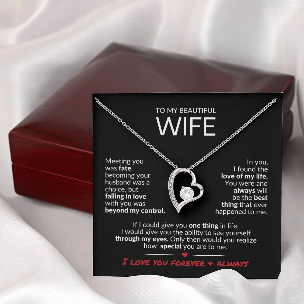To MyWife | Love of My Life | Forever Love Necklace