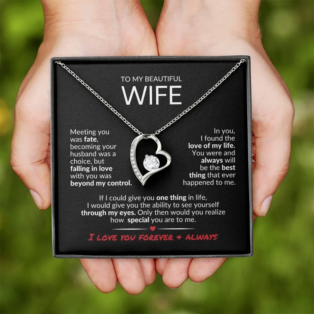 To MyWife | Love of My Life | Forever Love Necklace