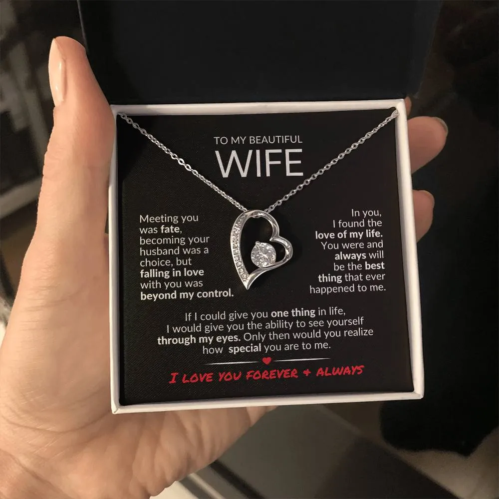To MyWife | Love of My Life | Forever Love Necklace