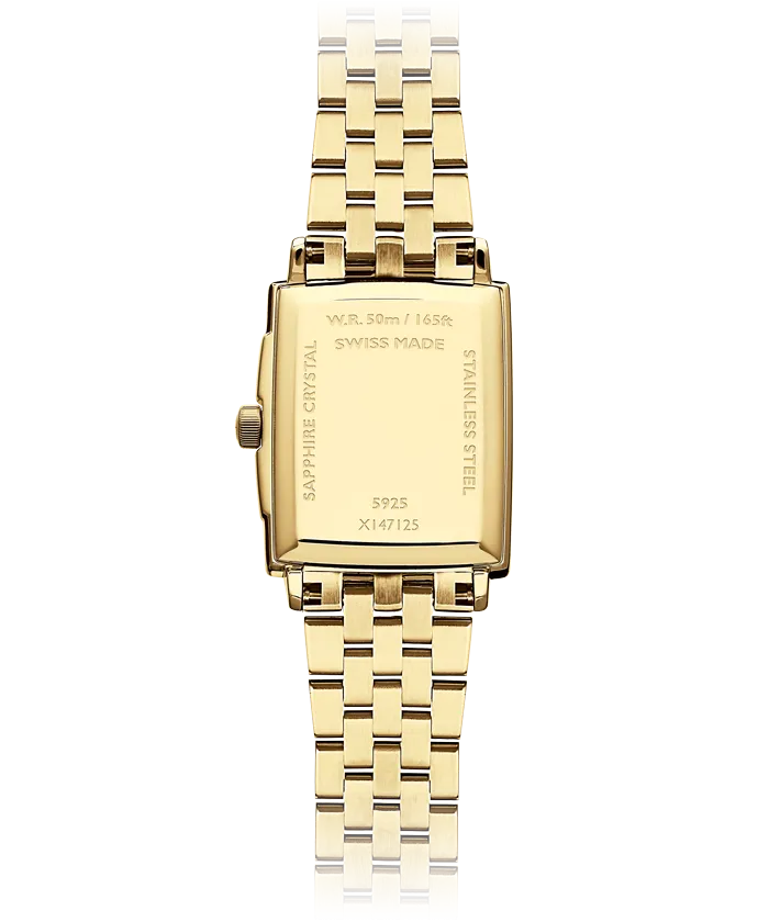 Toccata Ladies Gold Quartz White Dial Stainless Steel Watch