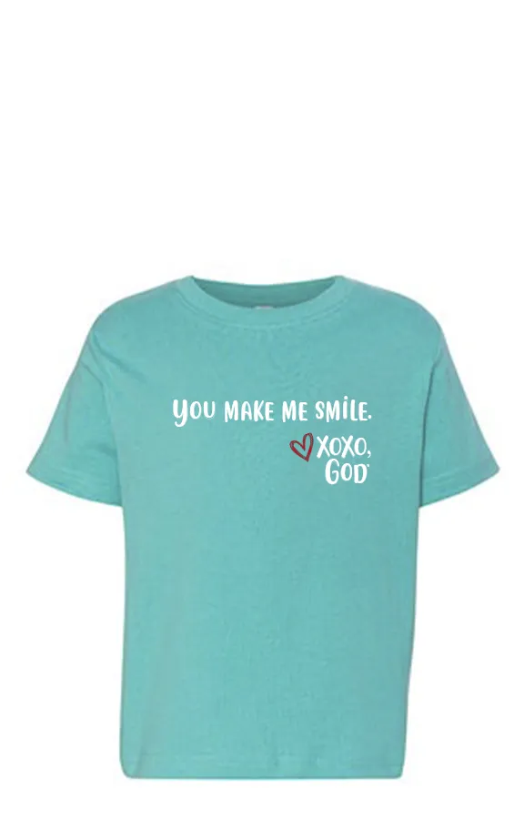 Toddler Unisex Tee Shirt -You make me smile.
