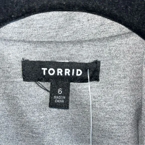Torrid Grey Blazer Suit Jacket Sport Coat NWT