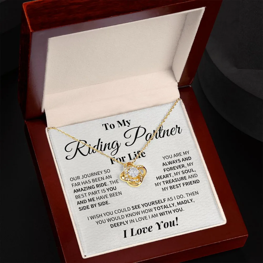 Totally Madly Deeply Love Knot Necklace
