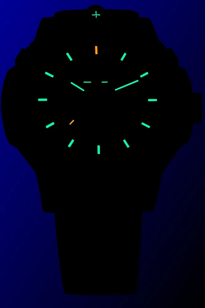 Traser P99 Q Tactical Green, Tritium Military Watch, Green Dial, Black Rubber Dive Strap, 110727