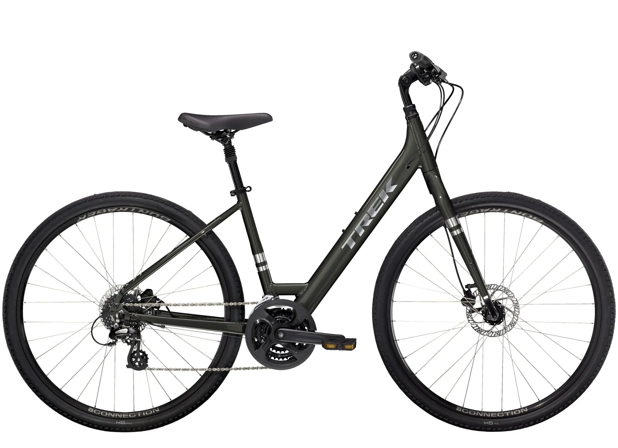 Trek Verve 2 Disc Lowstep Hybrid Bike