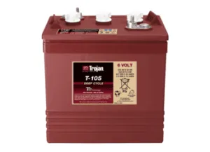 Trojan T-105 6V 225Ah Flooded Deep Cycle Battery