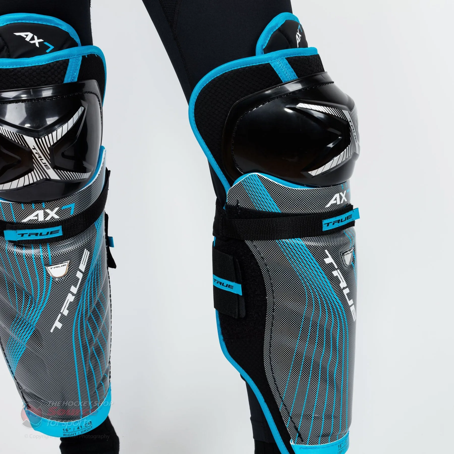 TRUE AX7 Senior Hockey Shin Guards