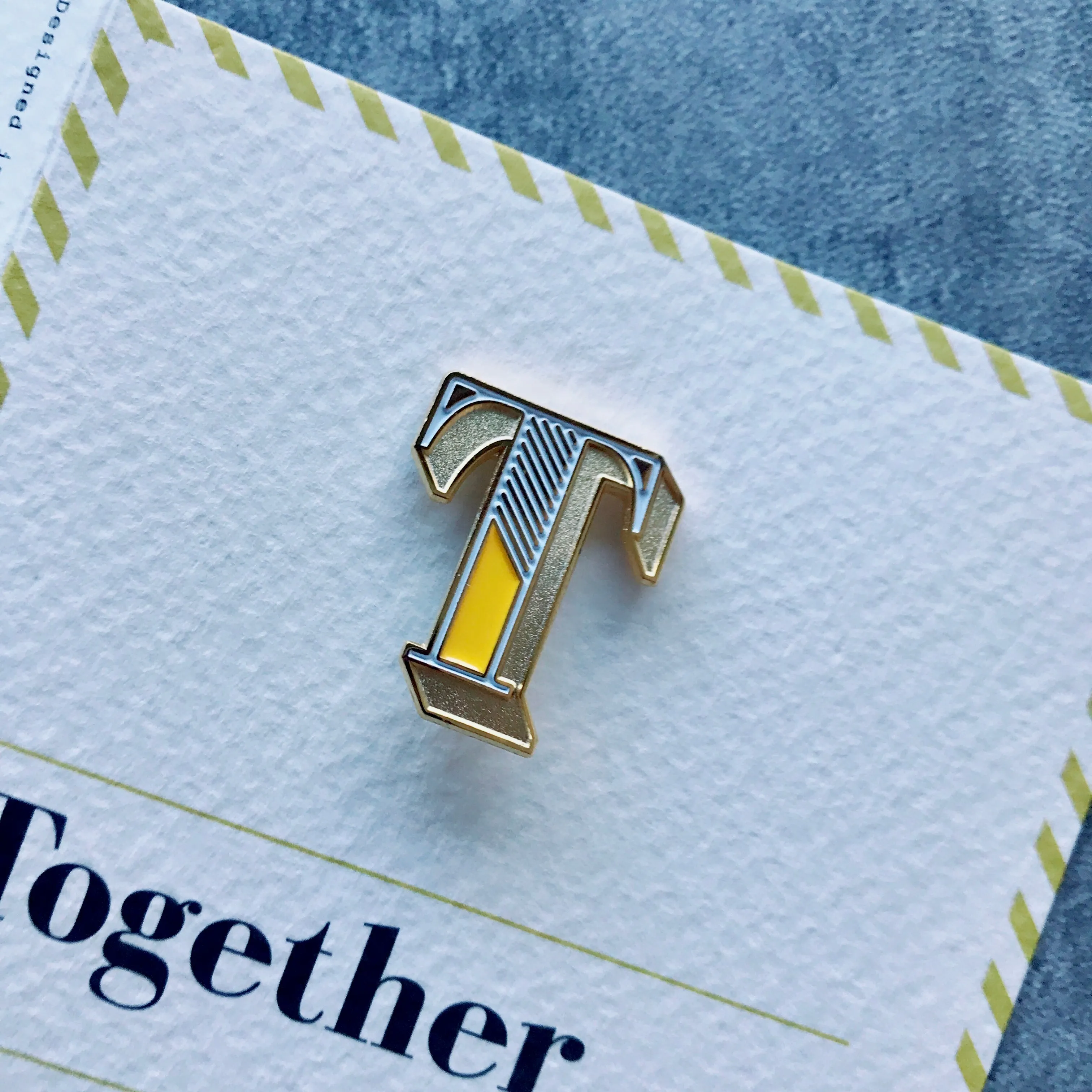 T/Together Pin Badge and Card
