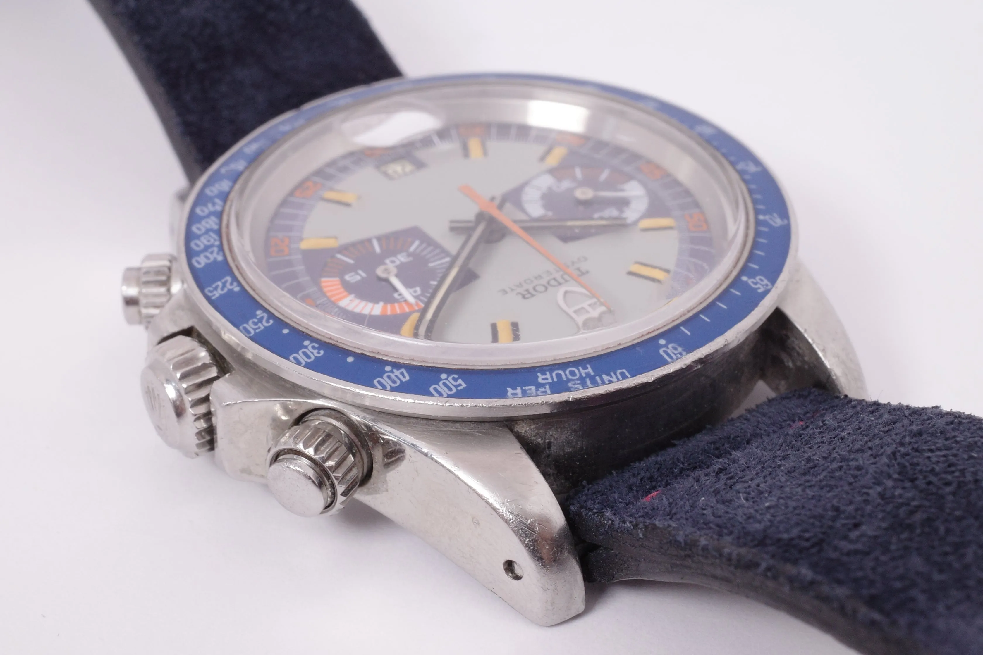 TUDOR MONTE CARLO CHRONOGRAPH BLUE REF 7149 WATCH ONLY $14,975