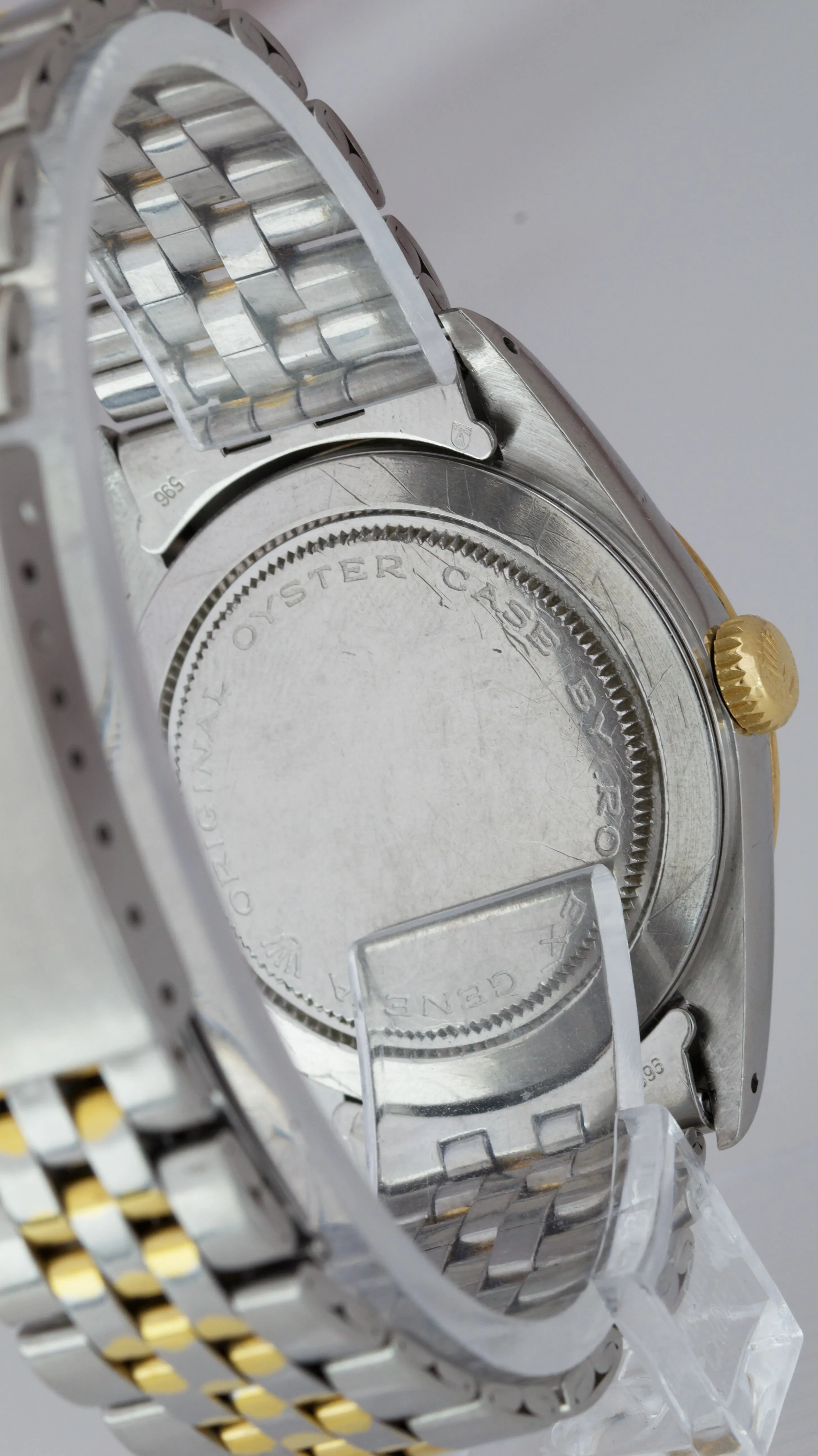 Tudor Oyster Prince Date-Day Two-Tone Gold Stainless Champagne 35mm Watch 94613