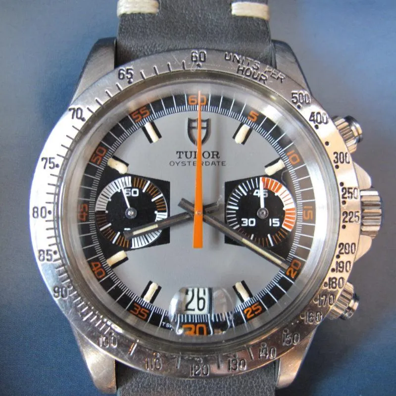 TUDOR VINTAGE MONTE CARLO CHRONOGRAPH GREY DIAL REF 7159