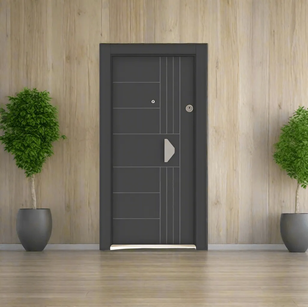 Turkish Luxury Steel Surface Exterior Security Door - CK-22