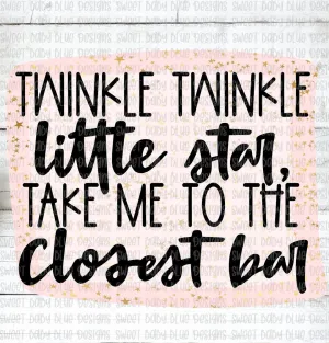 Twinkle star bar TRANSFER