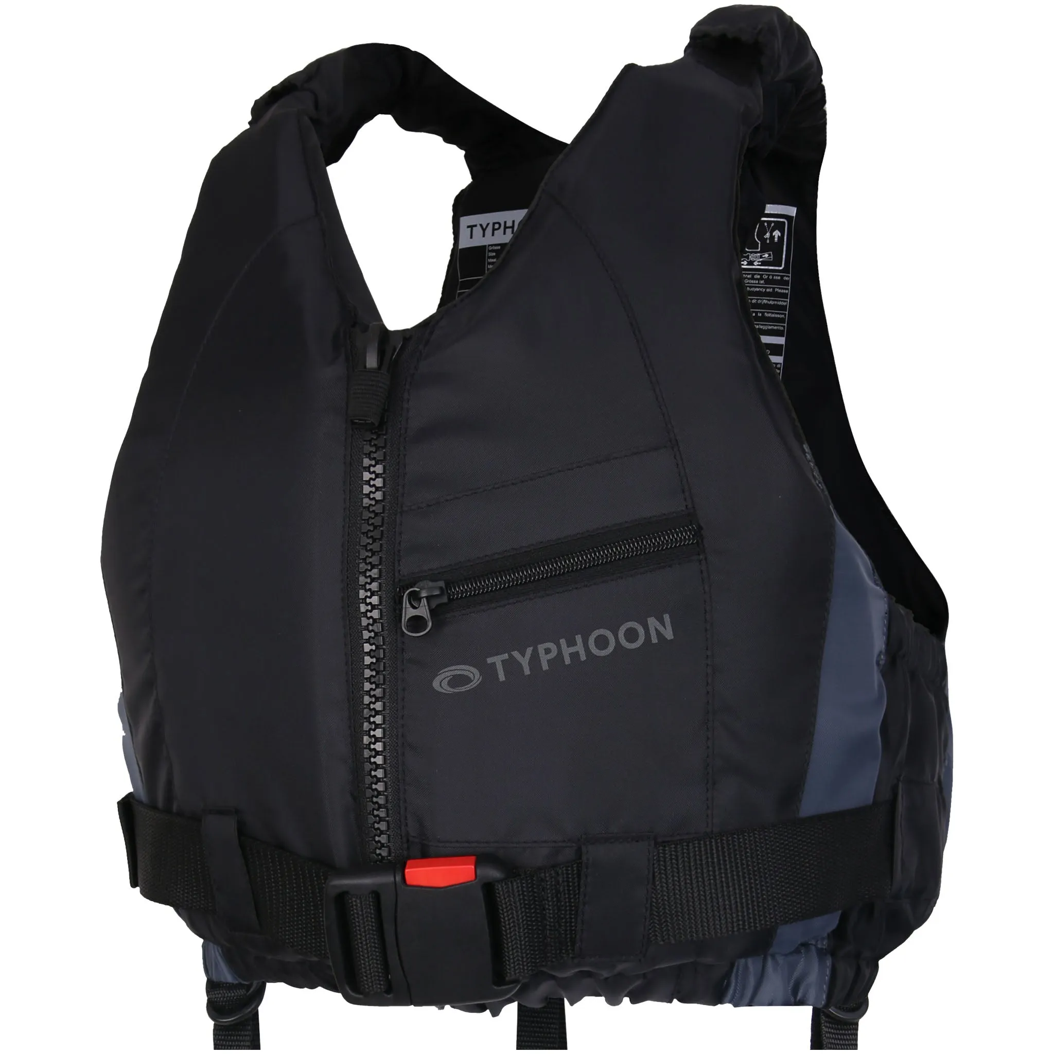 Typhoon Amrok 50N Buoyancy Aid for SUP, Kayak or Dinghy - Black & Graphite