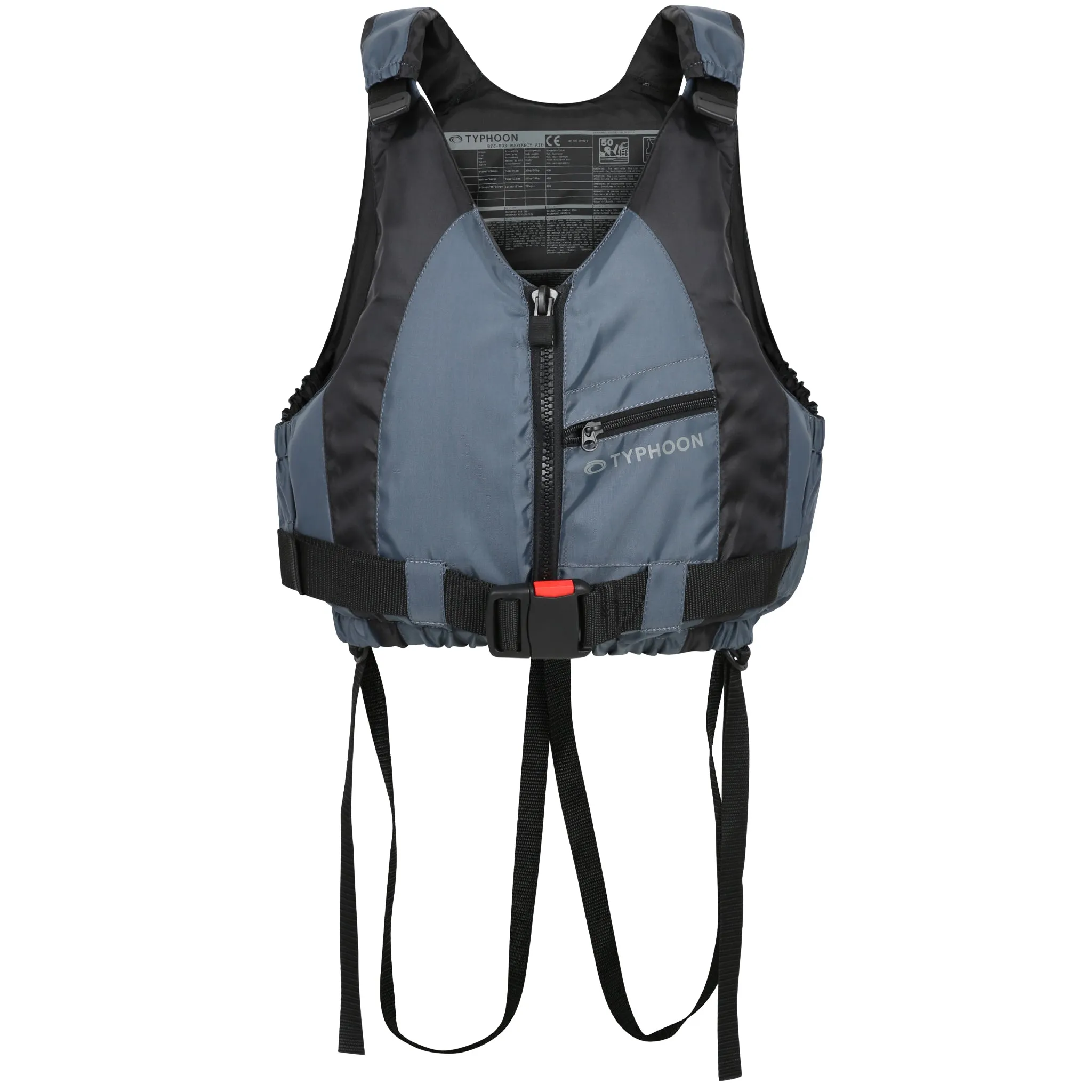 Typhoon Amrok 50N Buoyancy Aid for SUP, Kayak or Dinghy - Black & Graphite