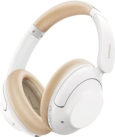 Ugreen HiTune Max5 Hybrid Active Noise-Cancelling Headphones White HP202