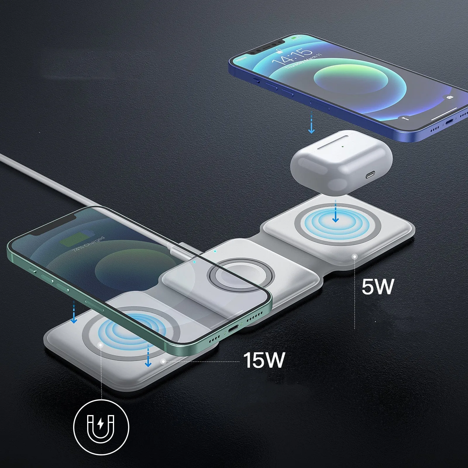 UltiMag™ - 3 in 1 Charging Station