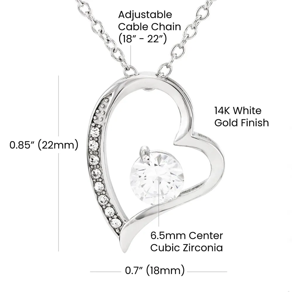 Unbiological Sister Forever Love Necklace