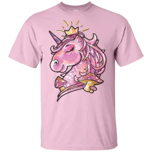 Unicorn Heads Watercolor Mom Mothers Day Mama Mammy Love Heart Family Gift Unisex T-Shirt