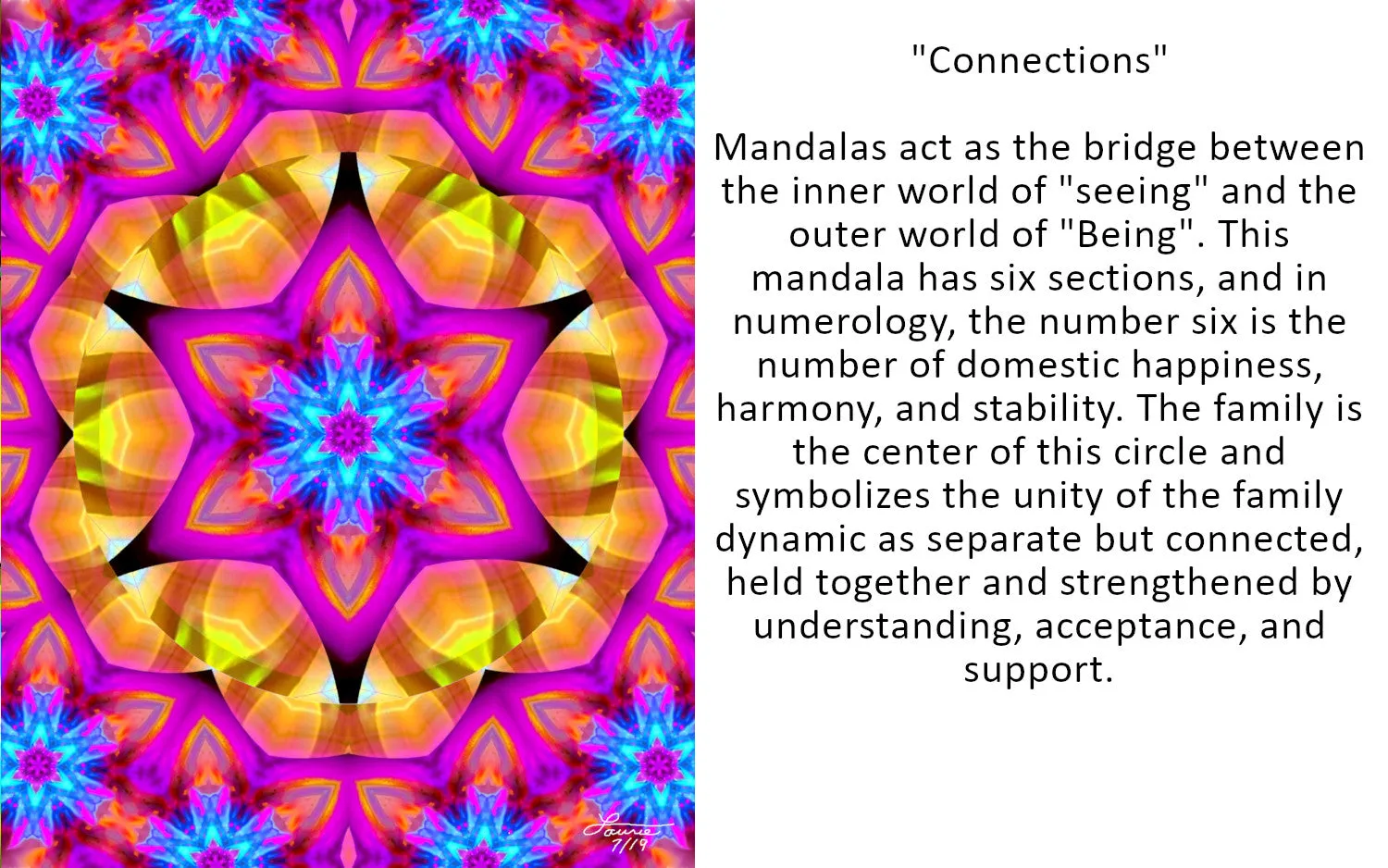 Unique Shower Curtain, Original Mandala Art Bathroom Decor - "Connection"