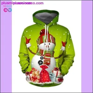 Unisex Christmas Snowman and Printed Santa Claus Novelty