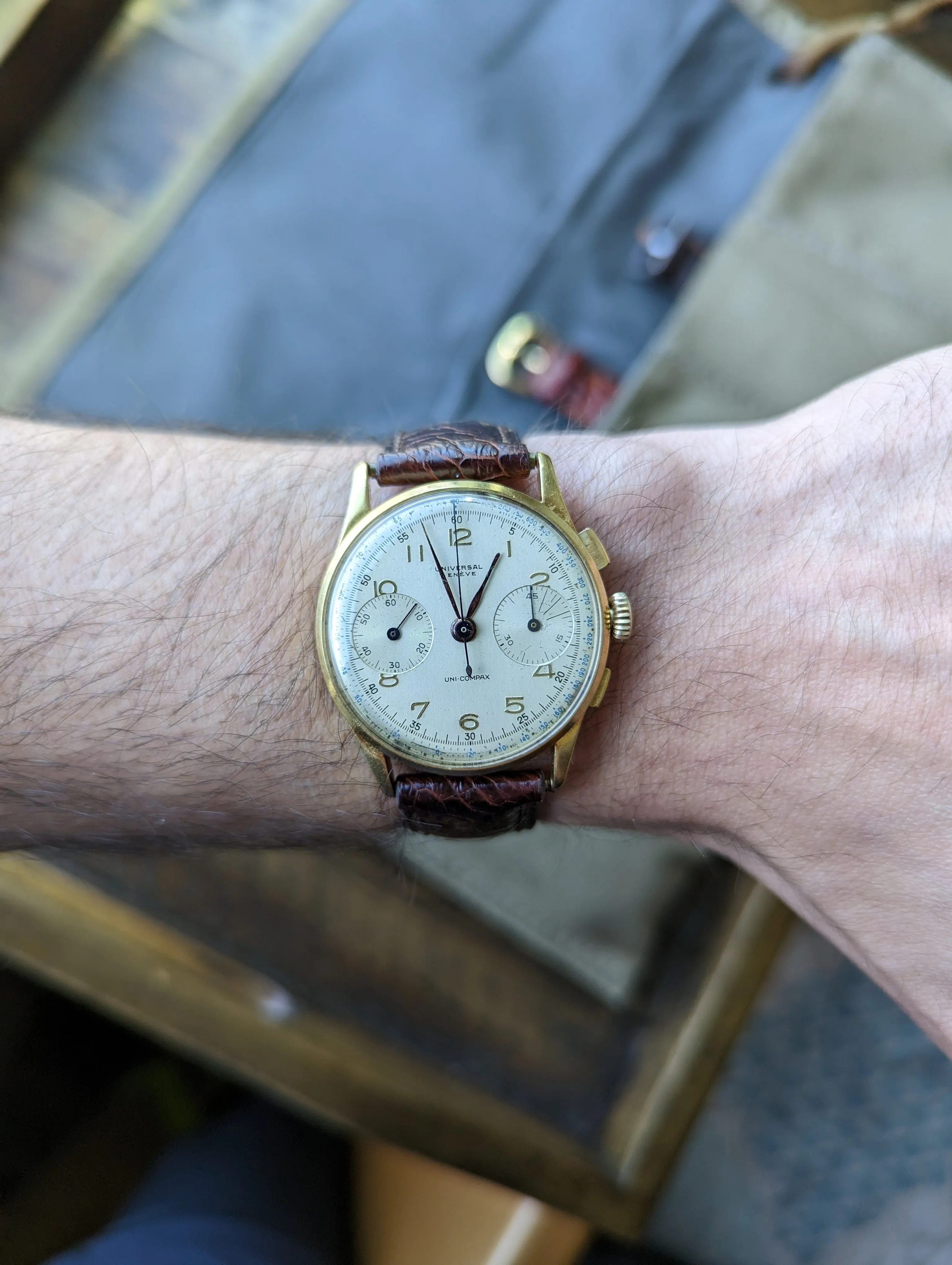 Universal Geneve Uni-Compax 12445 - Serviced w/ 6mo warranty.
