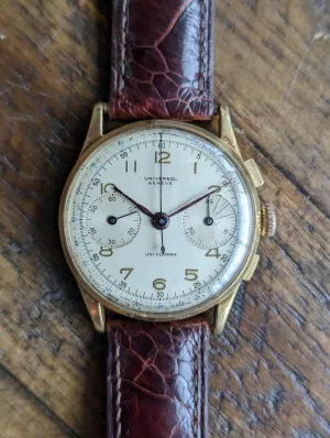 Universal Geneve Uni-Compax 12445 - Serviced w/ 6mo warranty.