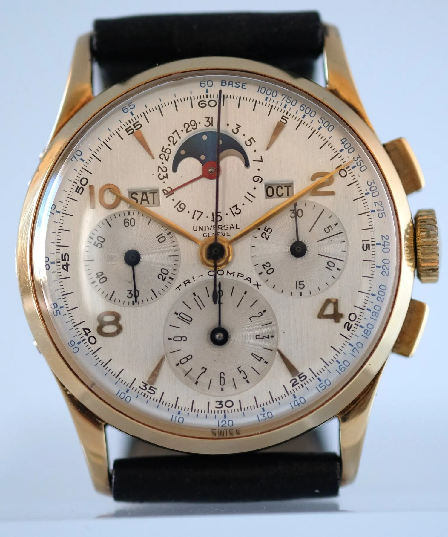 Universal Genève Tri-Compax with Moonphase