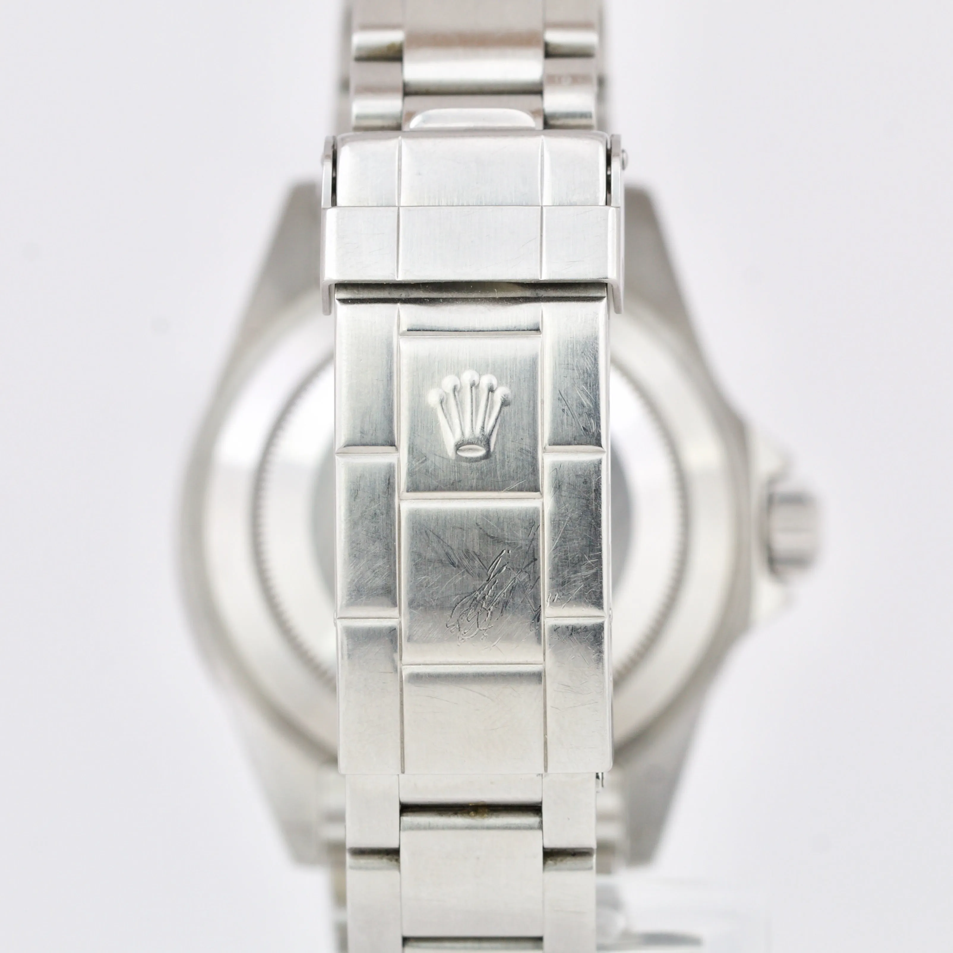 UNPOL. Rolex Submariner Date Stainless Steel 40mm Black Oyster Watch 16610 BOX