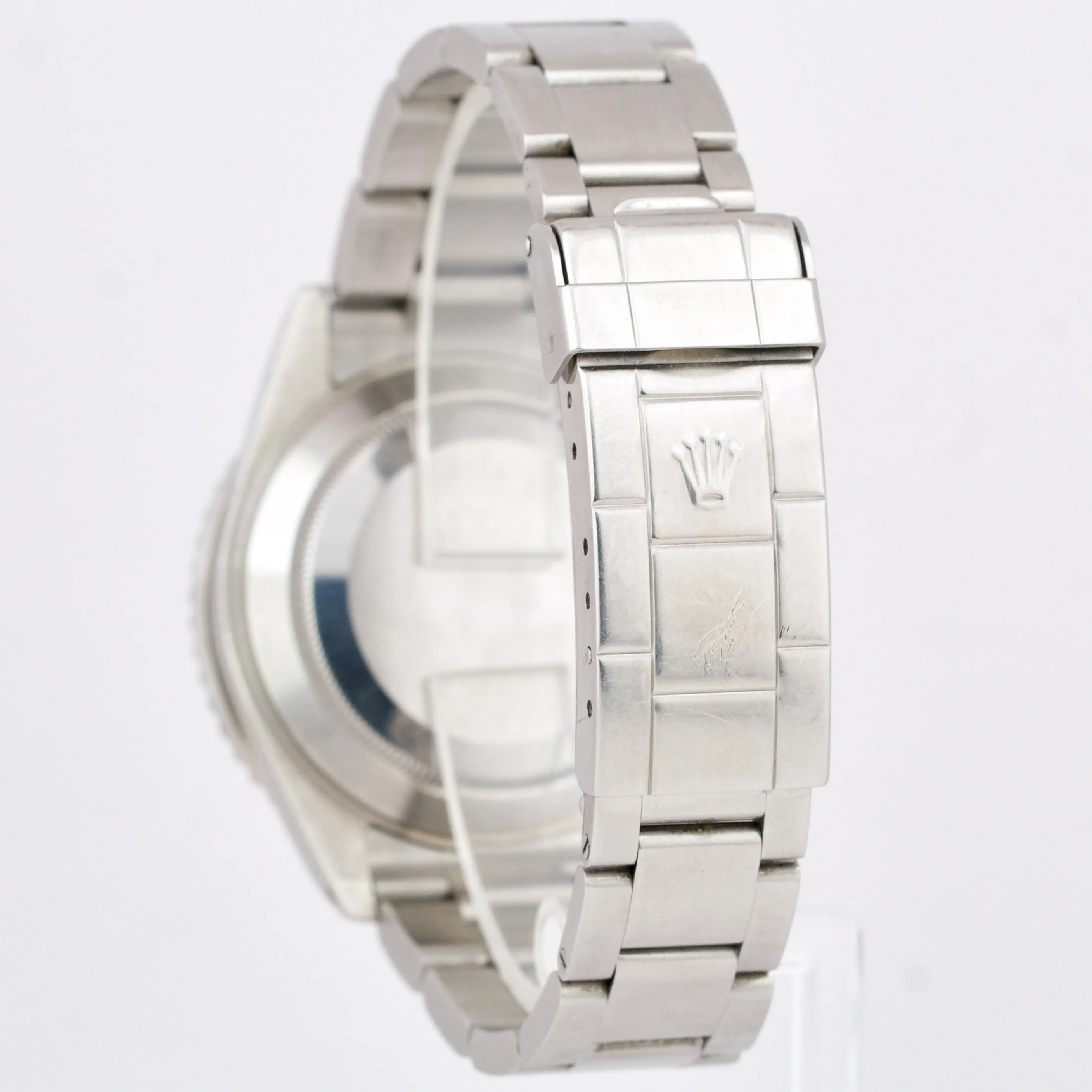 UNPOL. Rolex Submariner Date Stainless Steel 40mm Black Oyster Watch 16610 BOX