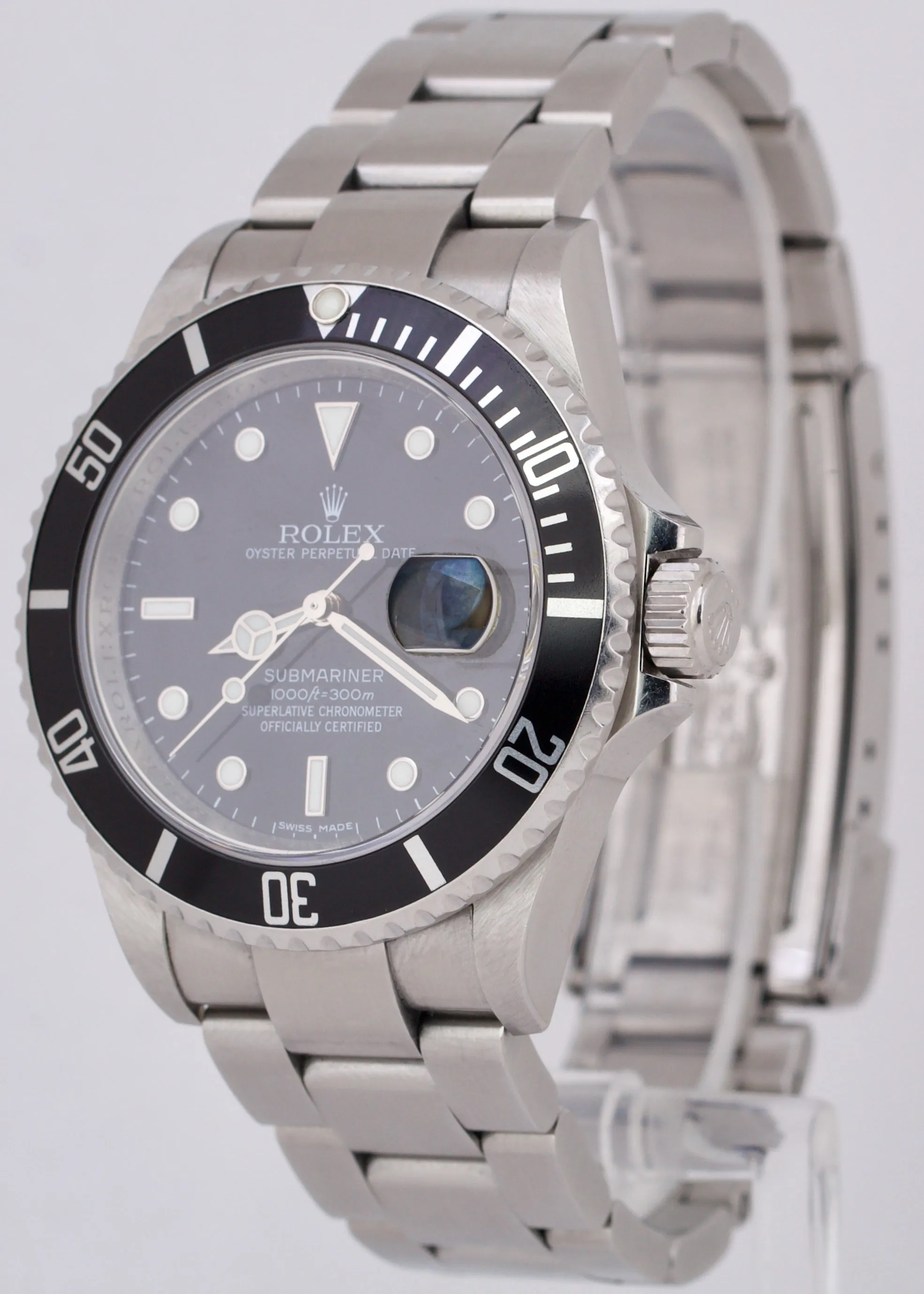 UNPOLISHED PAPERS Rolex Submariner Date REHAUT Black RANDOM SERIAL 16610 B P