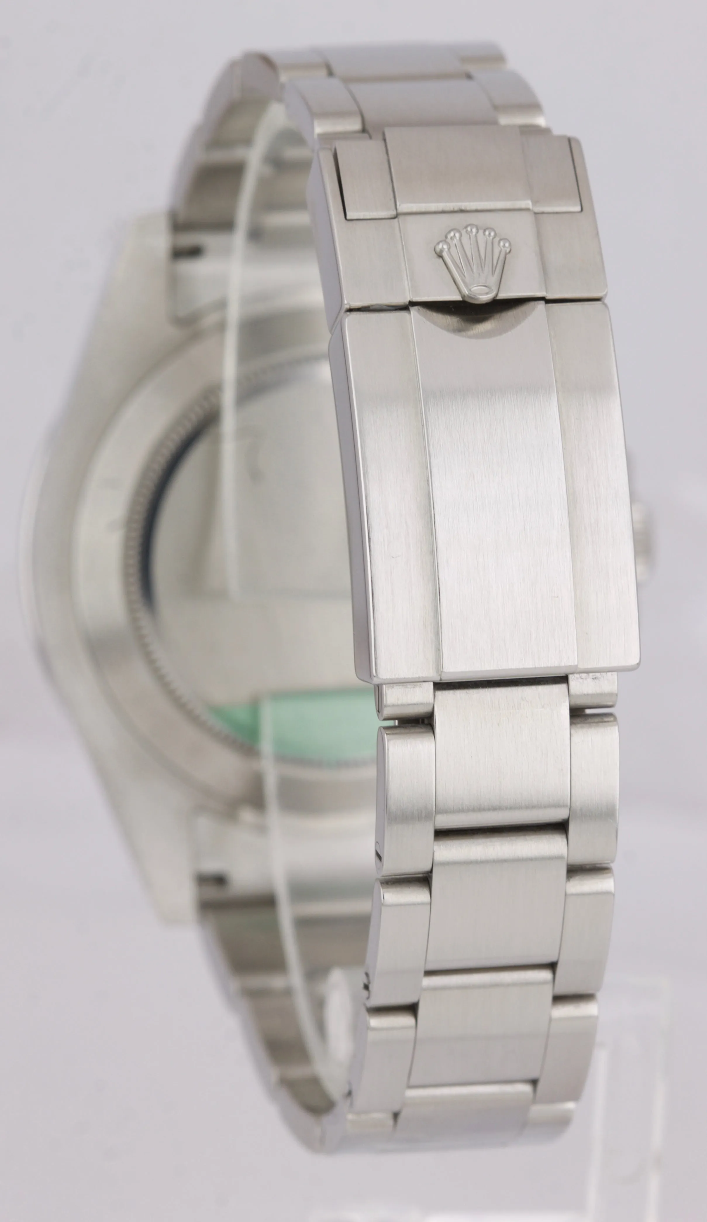 UNPOLISHED Rolex Explorer II 42mm 216570 White Orange Stainless GMT Date Watch