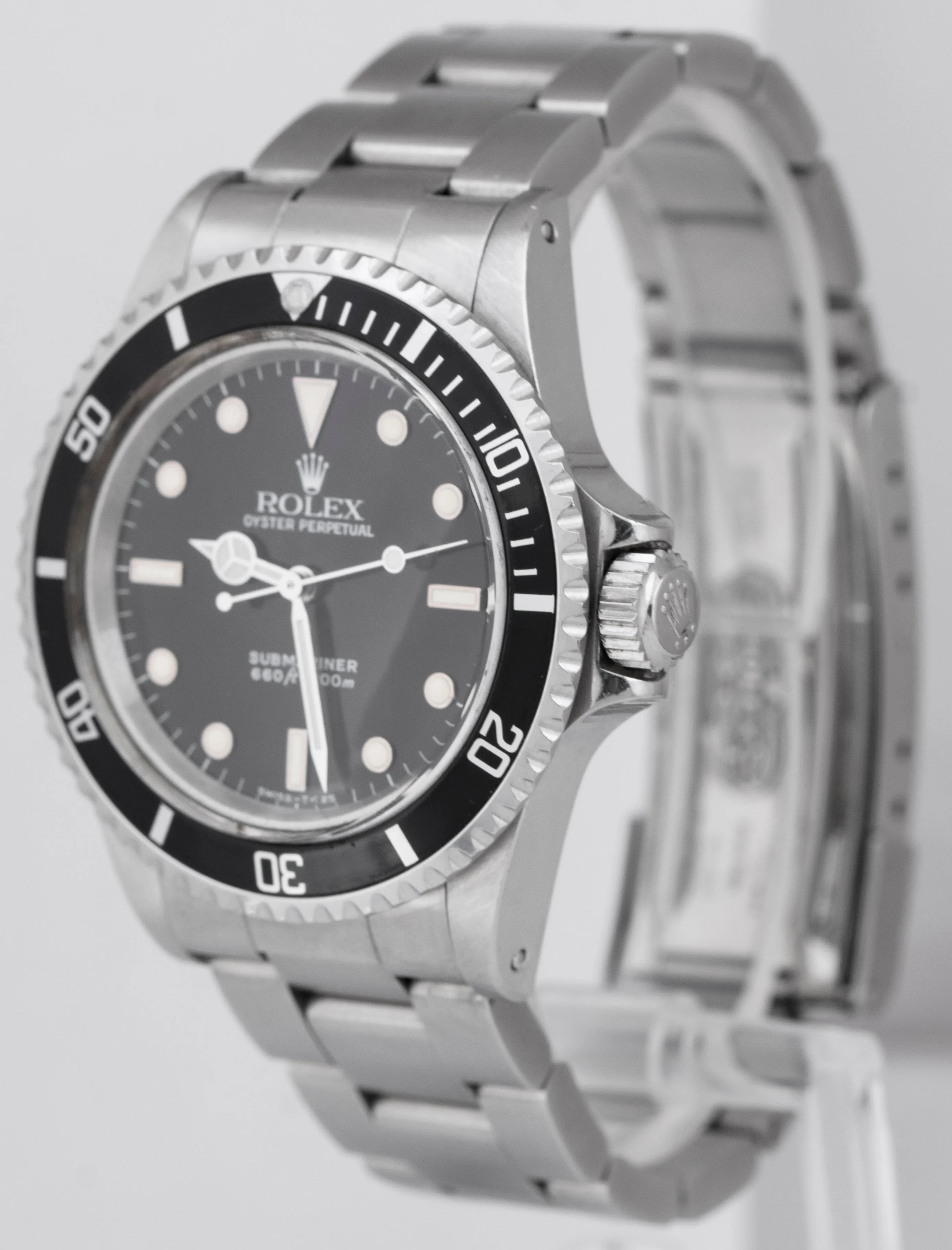 UNPOLISHED Rolex Submariner No-Date Stainless Steel Tritium 40mm Watch 5513