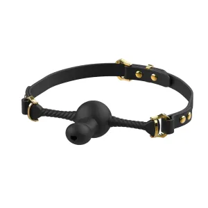 UPKO Dildo-Shaped Mouth Gag Black