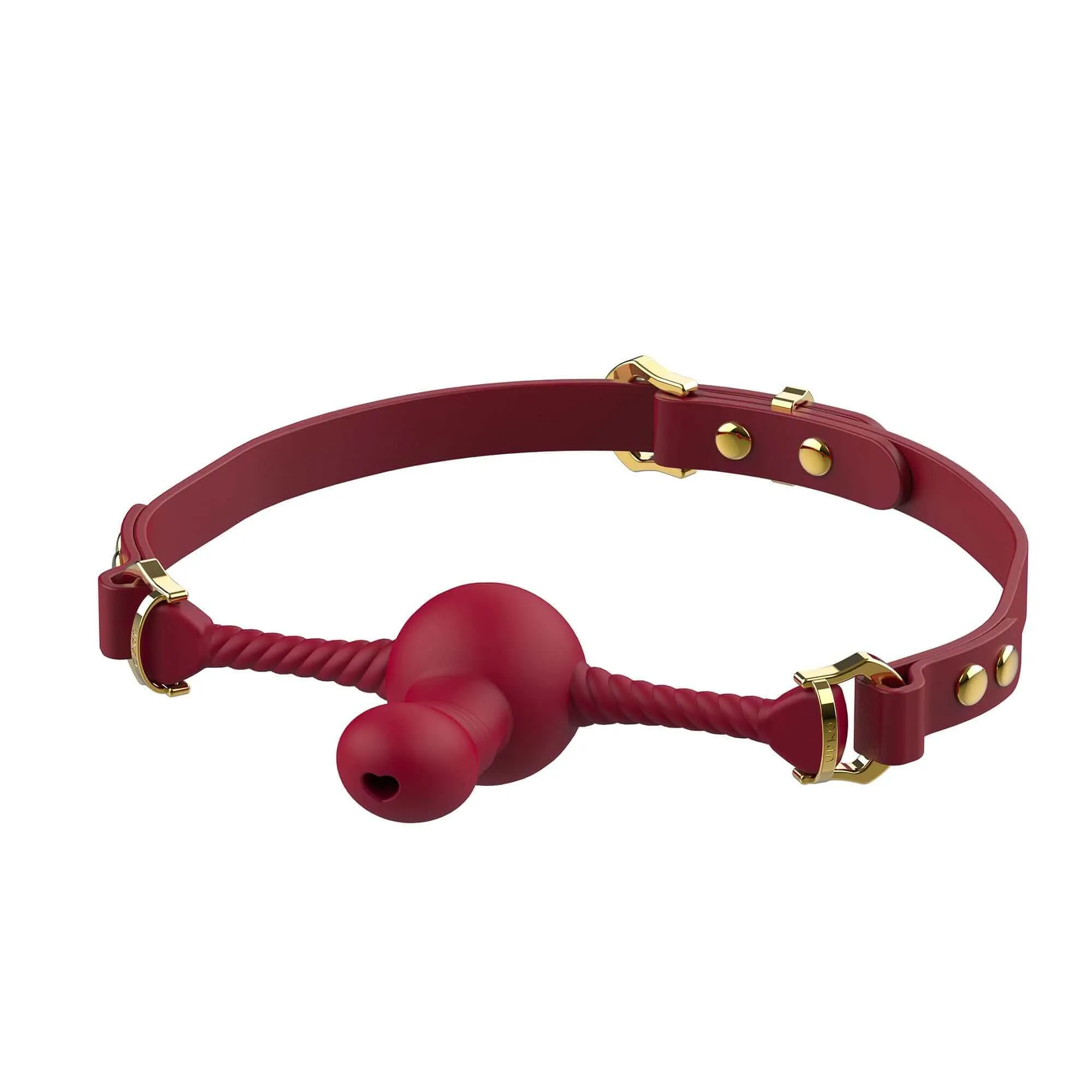 UPKO Dildo-Shaped Mouth Gag Red