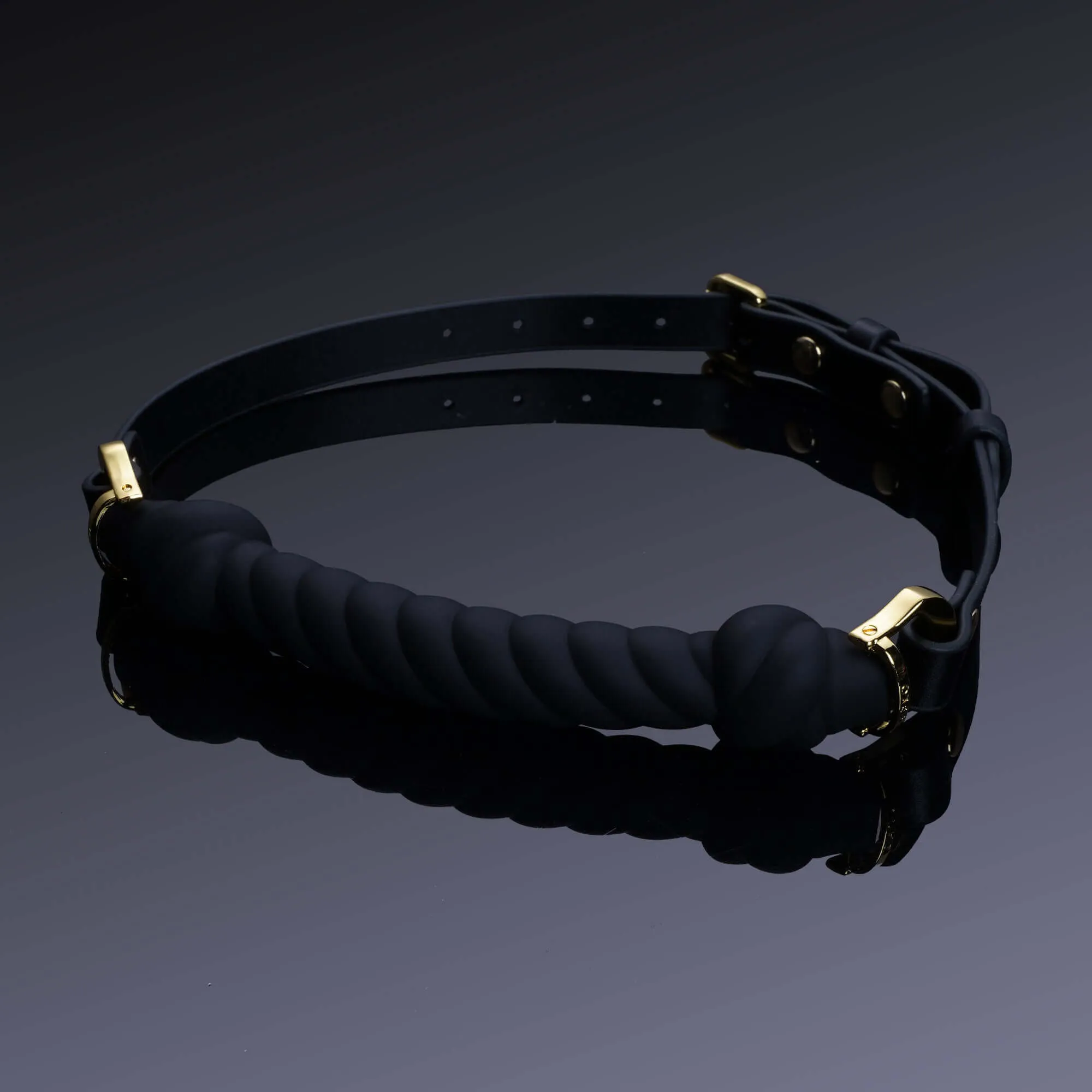 UPKO Knot-Shaped Mouth Gag Black