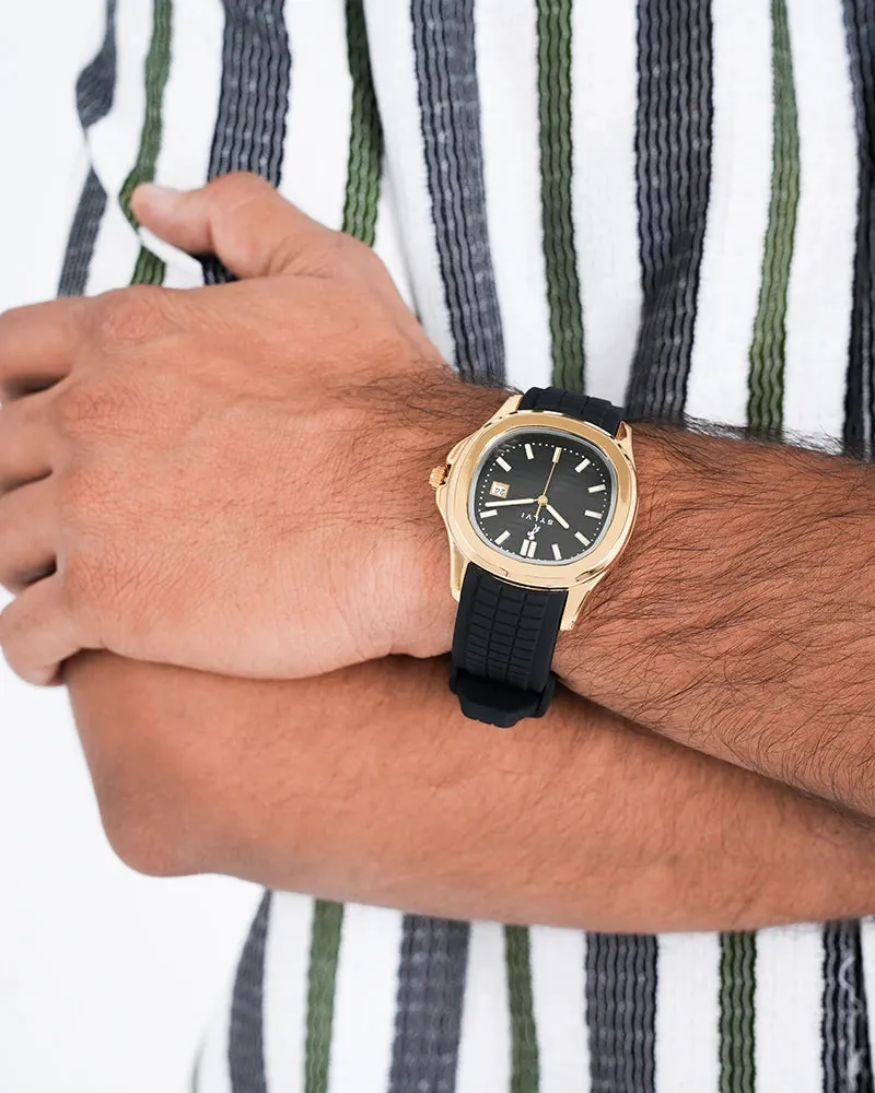 Urbanic Black Rose Gold Silicone