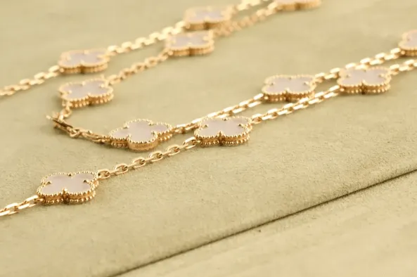 Van Cleef and Arpels Vintage Alhambra 20 Motif Necklace