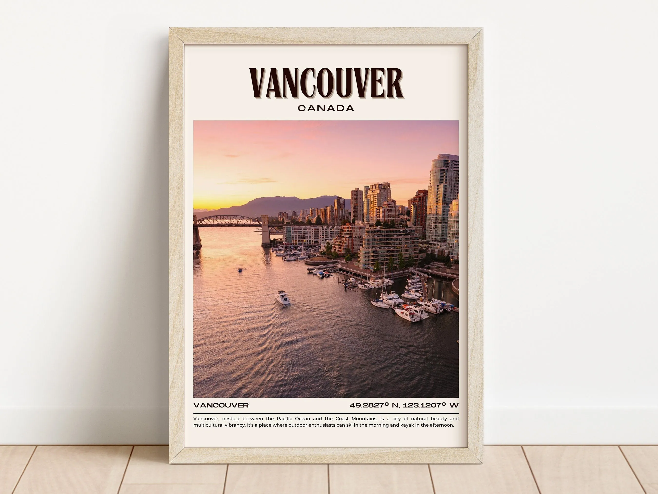 Vancouver Vintage Wall Art, Canada