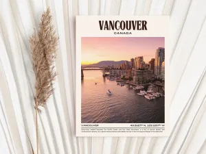 Vancouver Vintage Wall Art, Canada