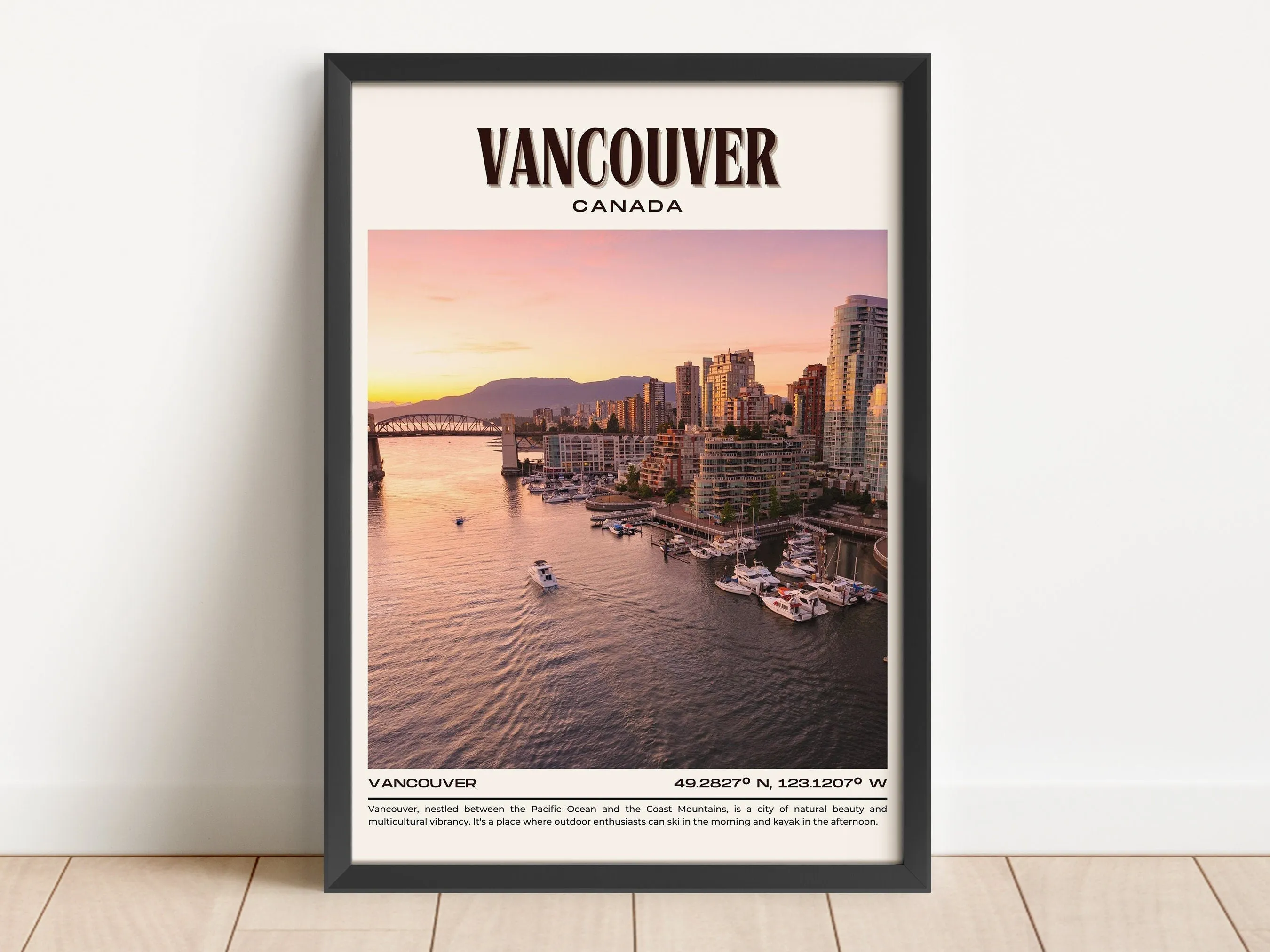 Vancouver Vintage Wall Art, Canada
