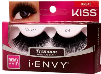 Velvet 04 KPE45 Premium Human Hair Lashes Transform Your Look with Elegant Eyes