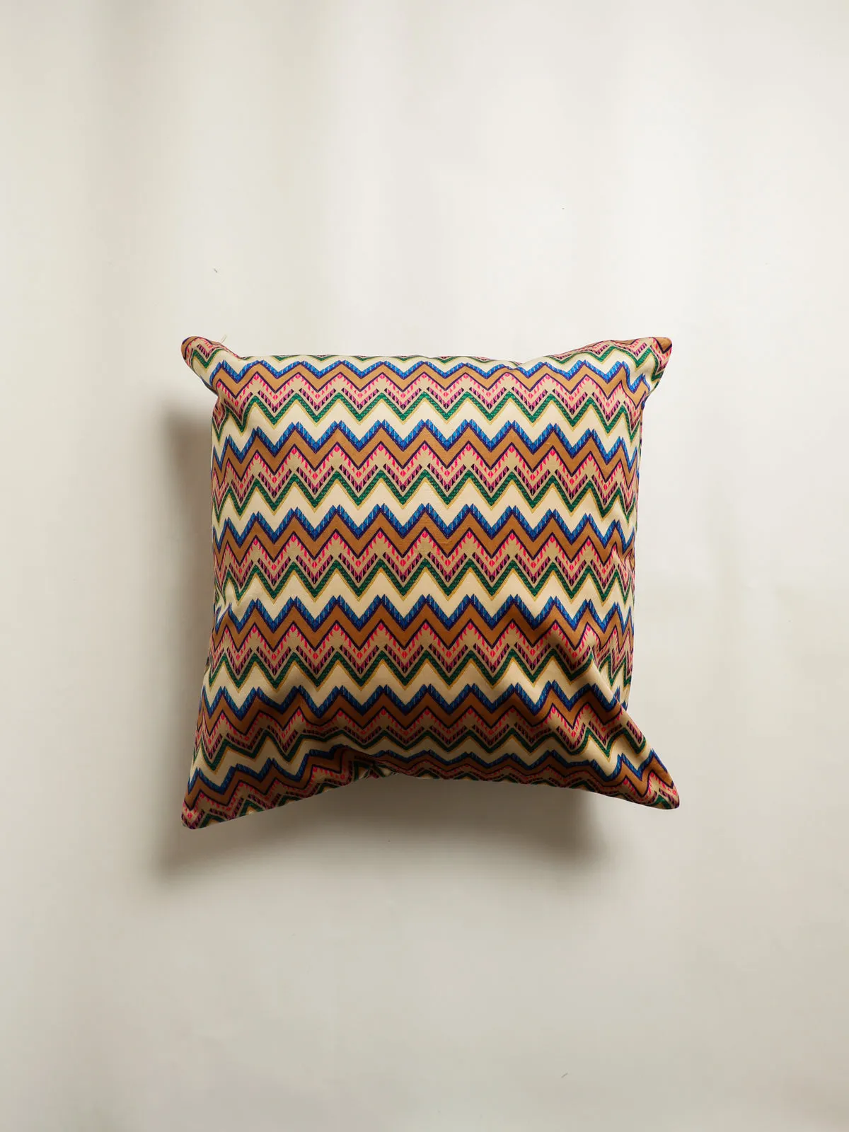 Velvet Eclectic Chevron Square Pillow Cover