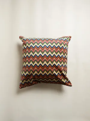 Velvet Eclectic Chevron Square Pillow Cover