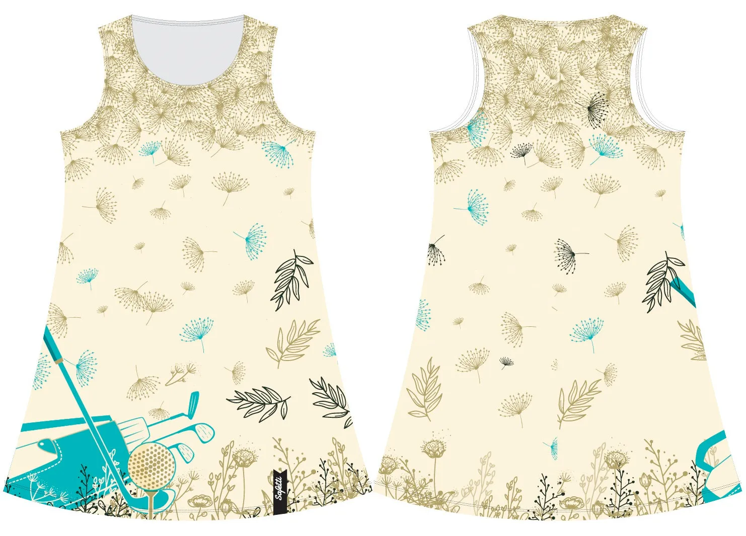 VENEZ -Dress -Beige- Bianchi 1 Golf